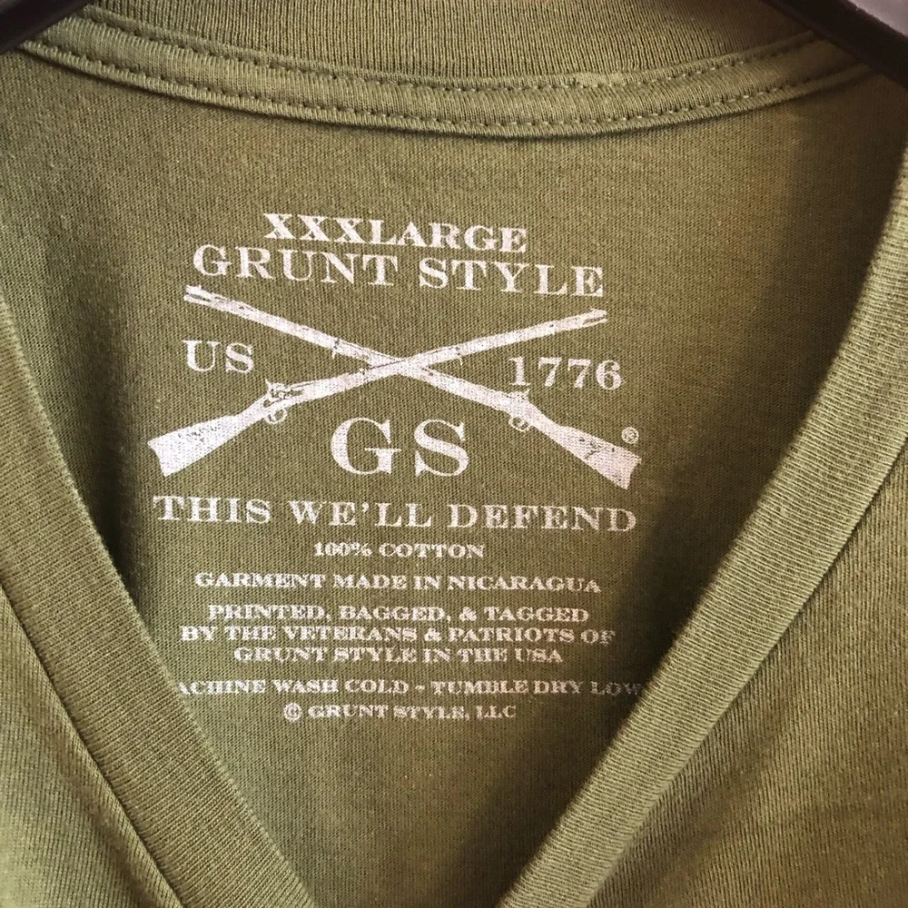 Grunt Style Defend By Any Means Graphic T-Shirt Size XXXL 3XL - Picture 6 of 6